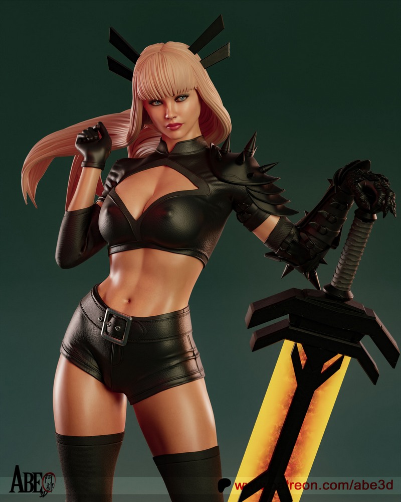 Abe3D - 魔戒 - 精灵战士3D打印模型|Abe3D – Magik – 3D Print Model