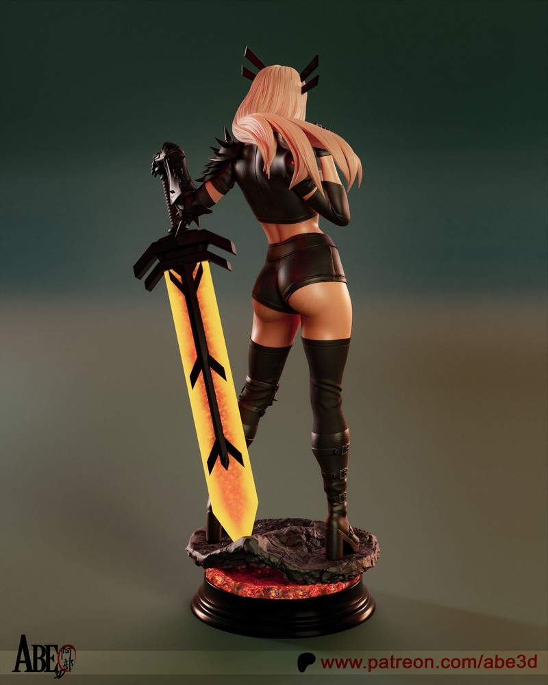 Abe3D - 魔戒 - 精灵战士3D打印模型|Abe3D – Magik – 3D Print Model