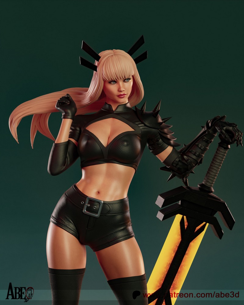 Abe3D - 魔戒 - 精灵战士3D打印模型|Abe3D – Magik – 3D Print Model