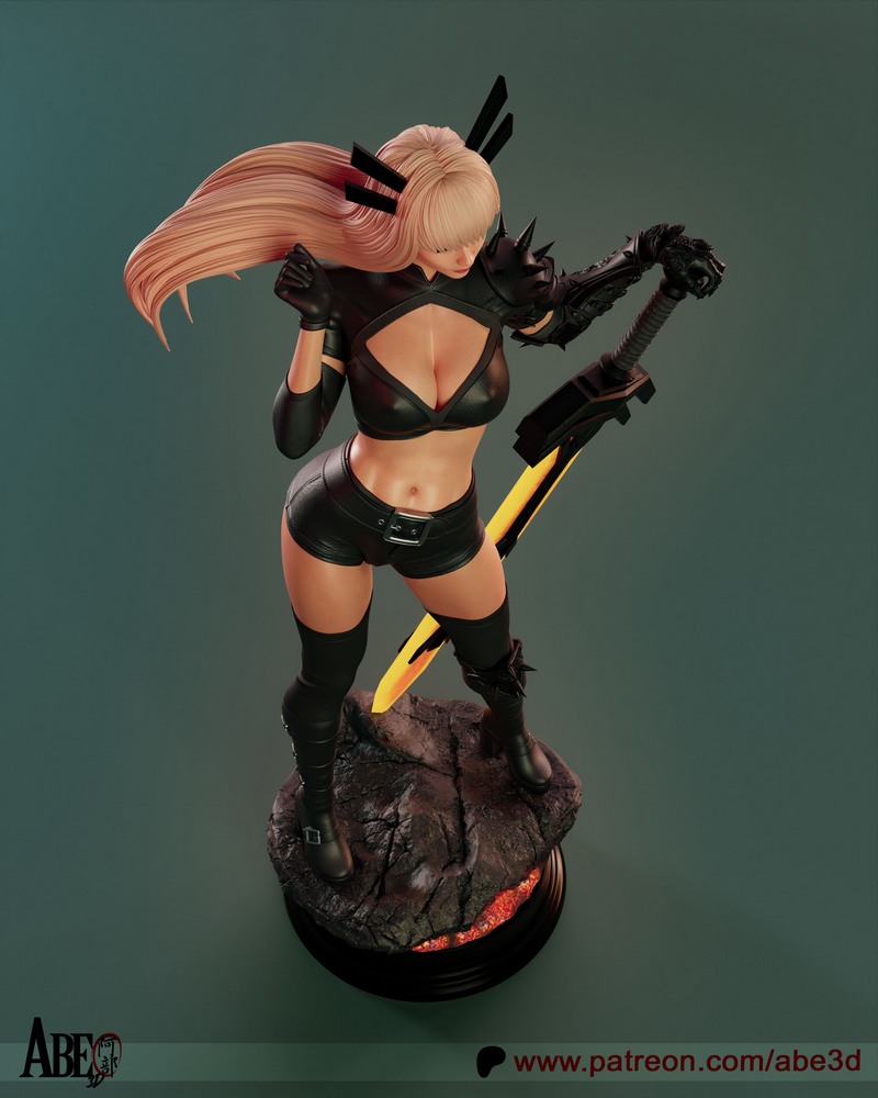 Abe3D - 魔戒 - 精灵战士3D打印模型|Abe3D – Magik – 3D Print Model