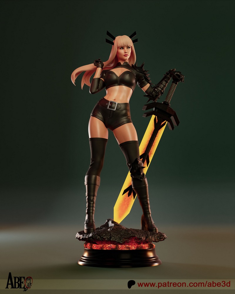 Abe3D - 魔戒 - 精灵战士3D打印模型|Abe3D – Magik – 3D Print Model