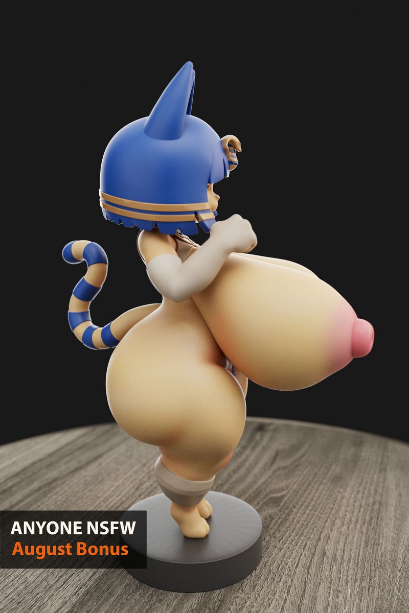 AnyoneNSFW – Ankha – 3D打印模型|AnyoneNSFW – Ankha – 3D Print Model