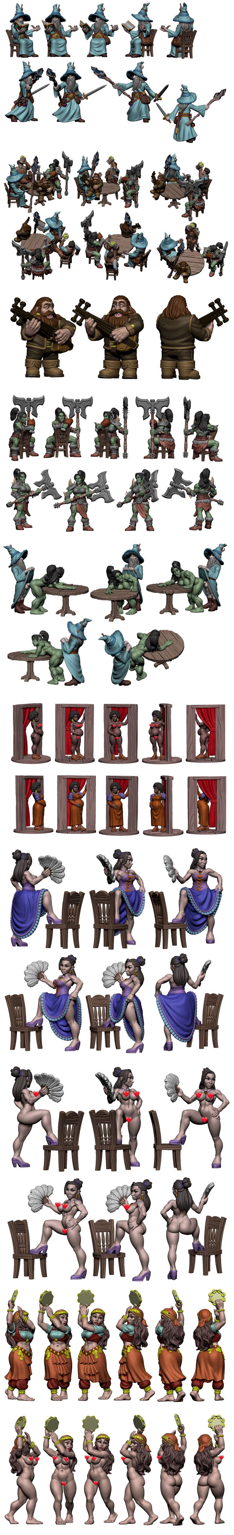 十月2025年 tavern与妓院 3D打印模型 STL|Tavern And Brothel October 2025 – 3D Print Model STL