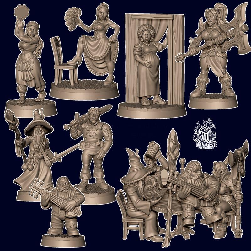 十月2025年 tavern与妓院 3D打印模型 STL|Tavern And Brothel October 2025 – 3D Print Model STL