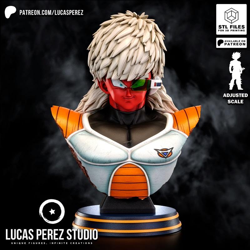 卢卡斯·佩雷斯 - 冈部伦太郎 - 3D打印模型|Lucas Perez – Dragon Ball – Jeice Bust – 3D Print Model STL