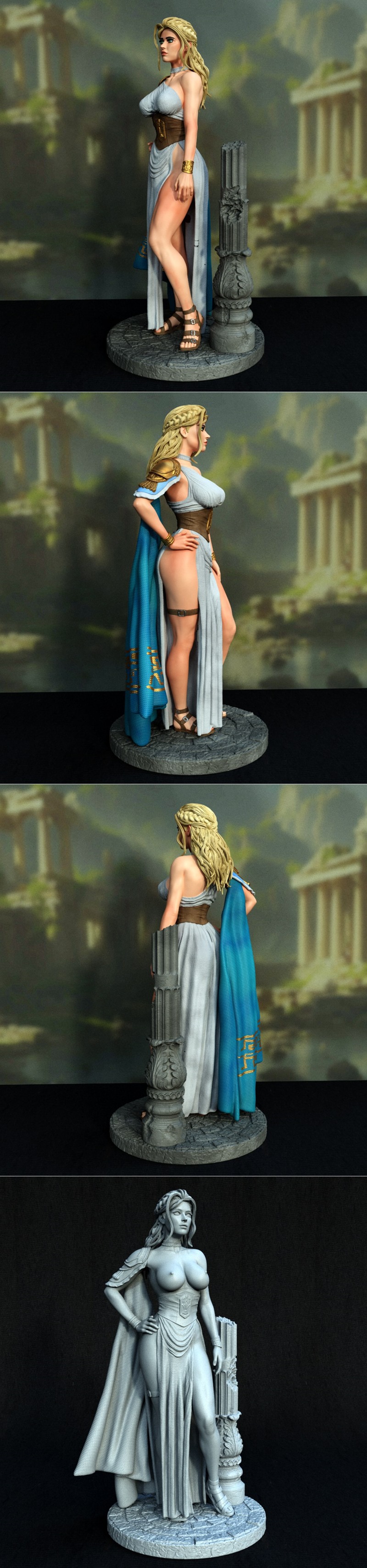 独家呈现 - 阿特娜 - 3D打印模型|Exclusive – Athena – 3D Print Model STL