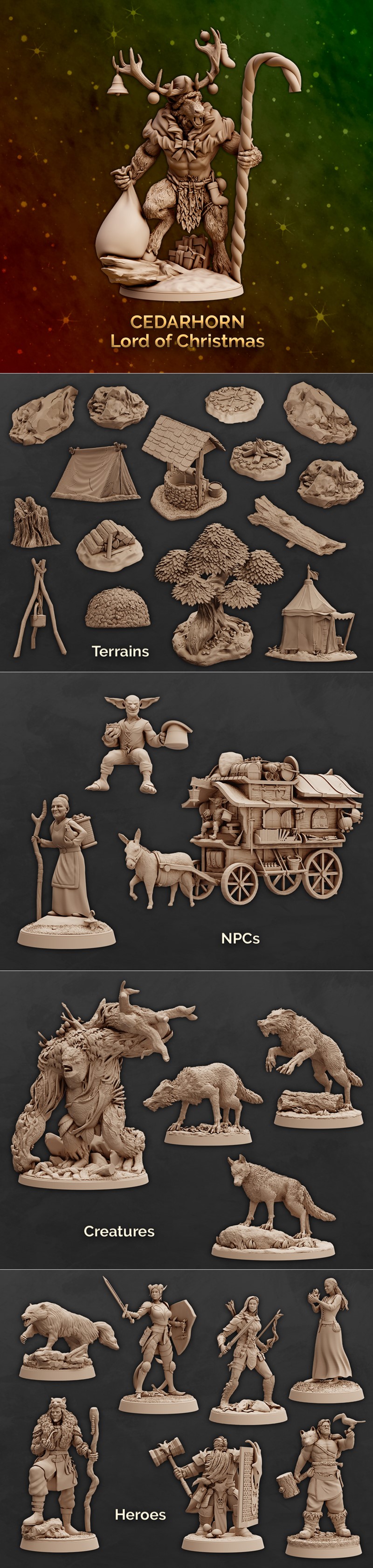 Artificers迷你系列欢迎礼包 3D打印模型|Artificers Mini – Welcome Pack – 3D Print Model STL