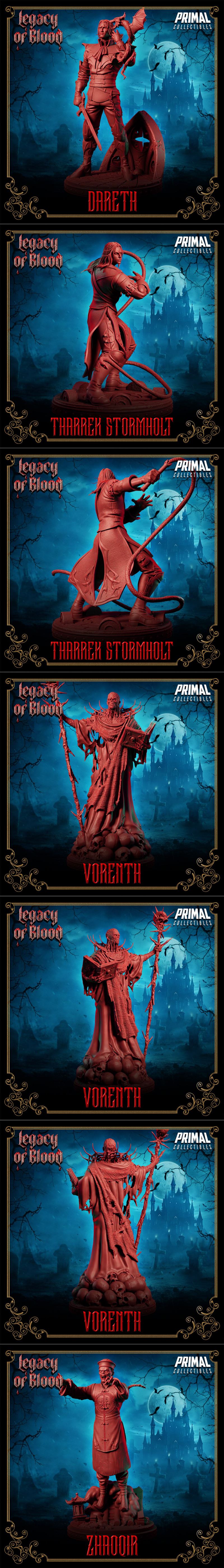 PRIMAL Collectibles 旗下《血之遗产》3D打印模型|PRIMAL Collectibles – Legacy of Blood August 2025 – 3D Print Model STL