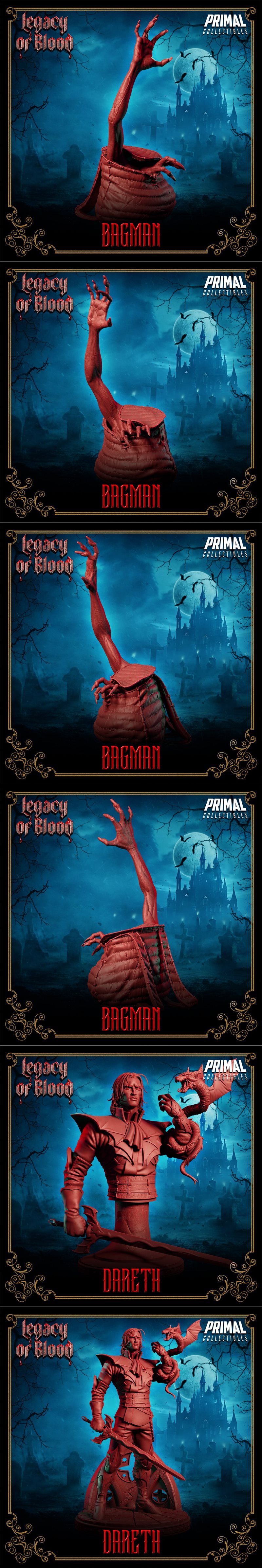 PRIMAL Collectibles 旗下《血之遗产》3D打印模型|PRIMAL Collectibles – Legacy of Blood August 2025 – 3D Print Model STL