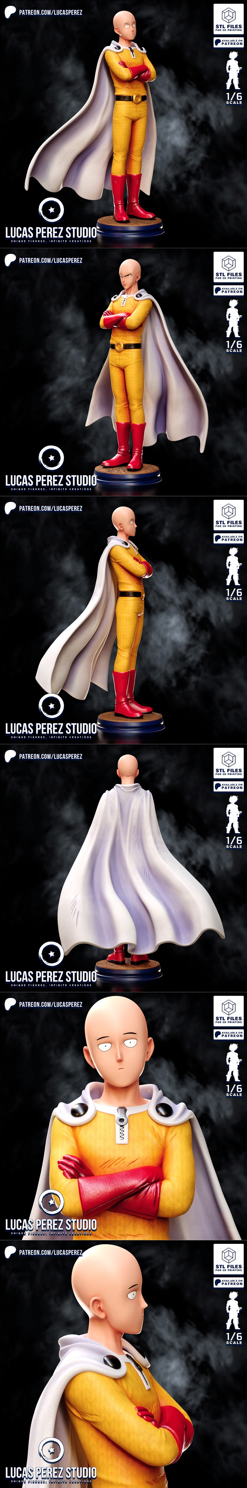 萨itasama 3D打印模型|Lucas Perez – Saitama – 3D Print Model STL
