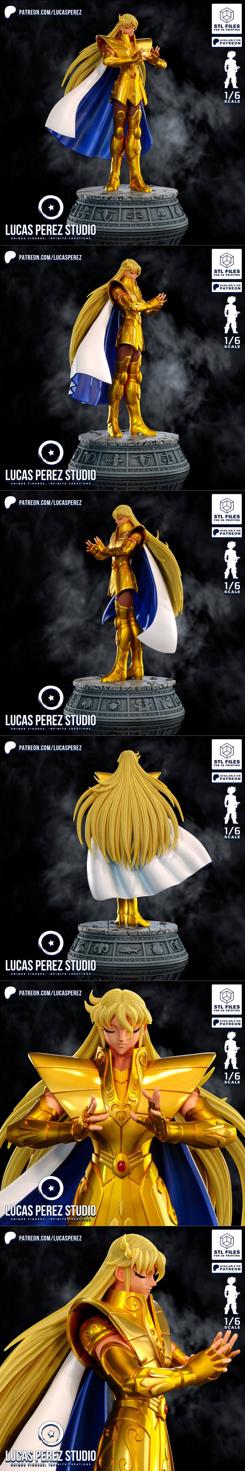 谢卡·维戈 3D打印模型 STL|Lucas Perez – Shaka Virgo – 3D Print Model STL