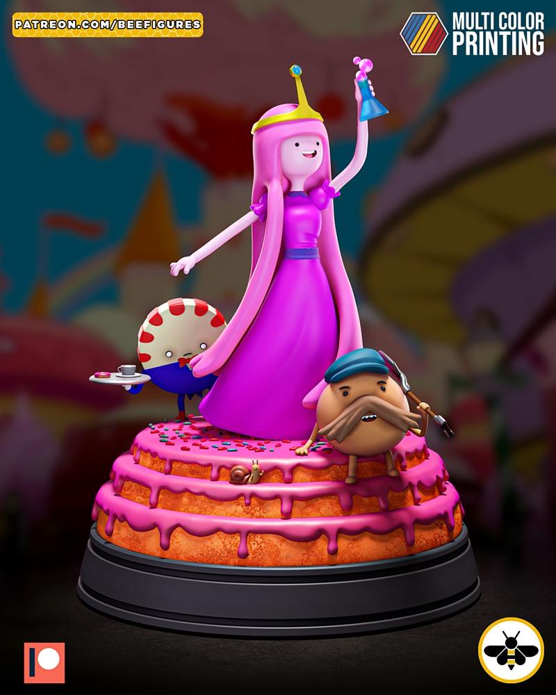 公主泡泡人 3D打印模型|Bee Figures – Princess Bubble pum – 3D Print Model STL