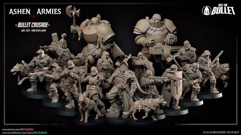 圣约军团 2025六月 3D打印模型|Bite the Bullet – Sanctified Legion June 2025 – 3D Print Model STL