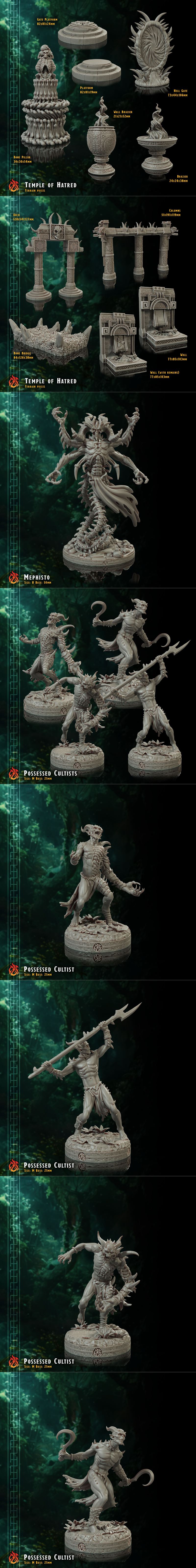 地狱之火工坊——恶魔之主·憎恨者 3D打印模型|Crippled God Foundry – Denizens of Hell – Lord of Hatred August 2025 – 3D Print Model STL