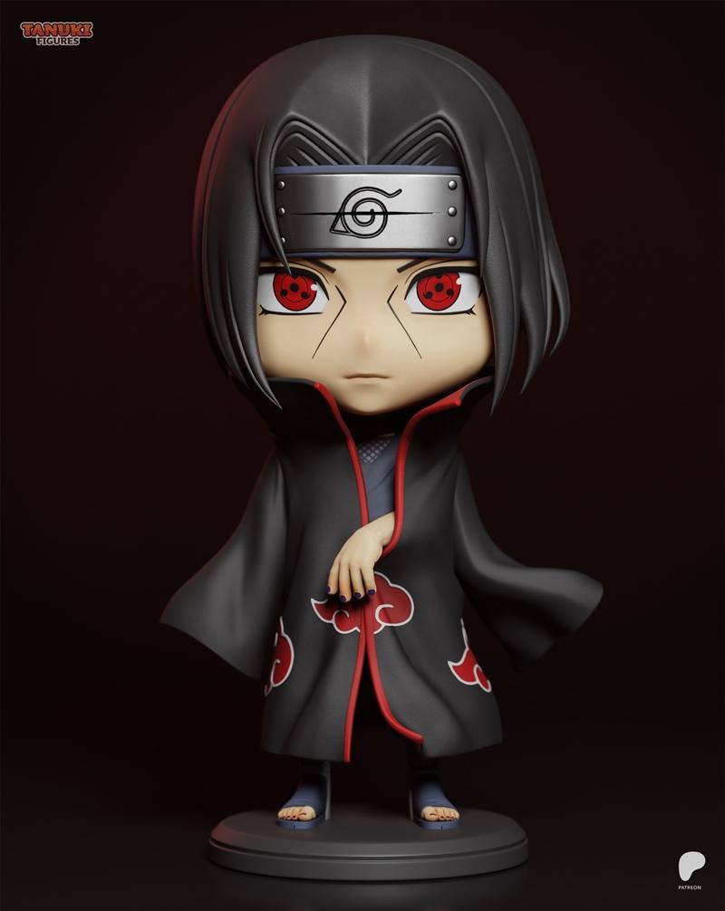 伊邪那岐手办模型 - 3D打印雕塑|Tanuki Figures – Itachi Chibi – 3D Print Model STL