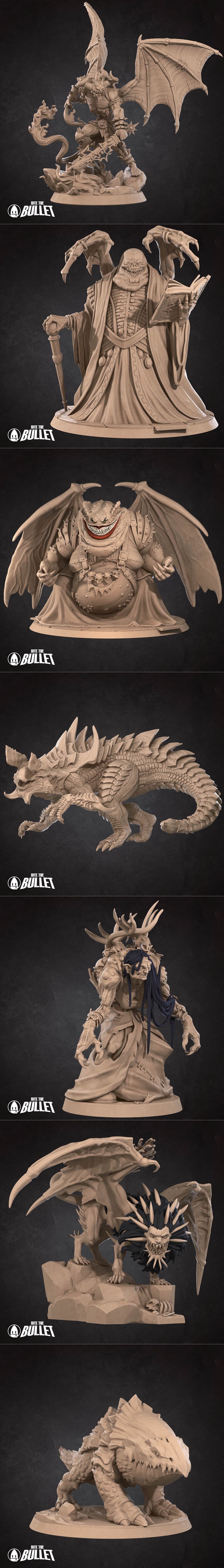 咬下子弹—— iconic怪物 2 2025 3D打印模型 STL|Bite the Bullet – Iconic Monsters Pt.2 August 2025 – 3D Print Model STL