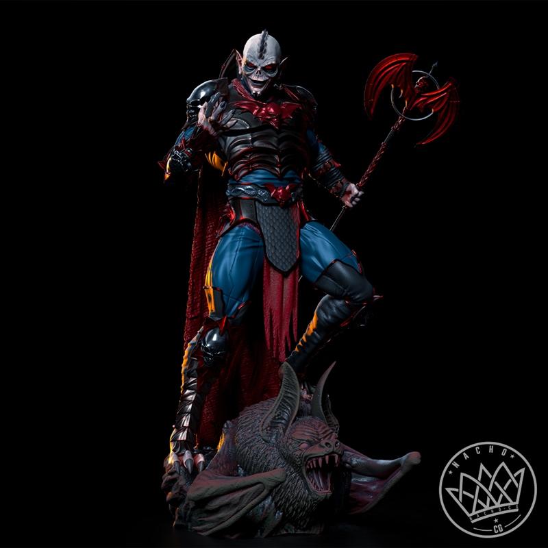 Nacho CG 3D打印模型：MOTU谢拉与霍尔达克角色雕塑|Nacho CG – MOTU – Shera – Hordak – 3D Print Model STL