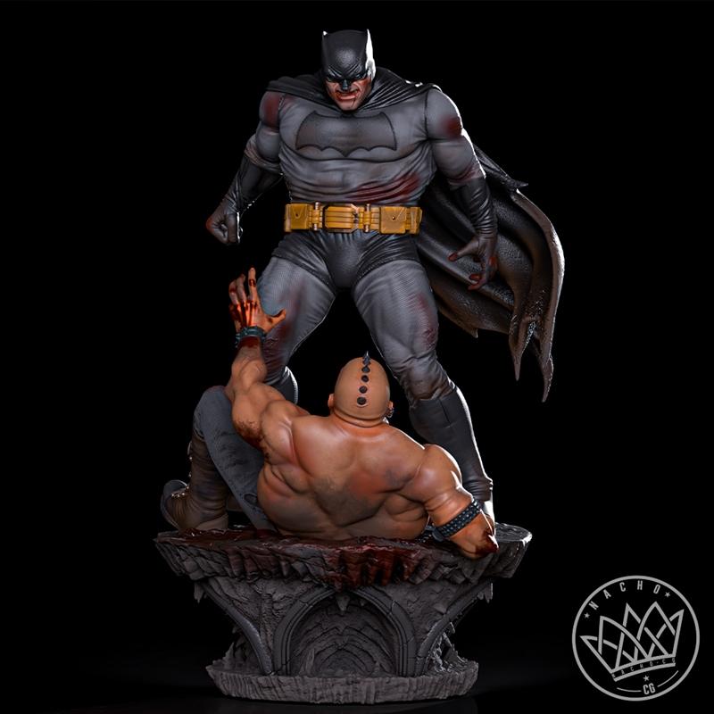 Nacho CG - 黑暗骑士 - 3D打印模型|Nacho CG – The Dark Knight – 3D Print Model STL