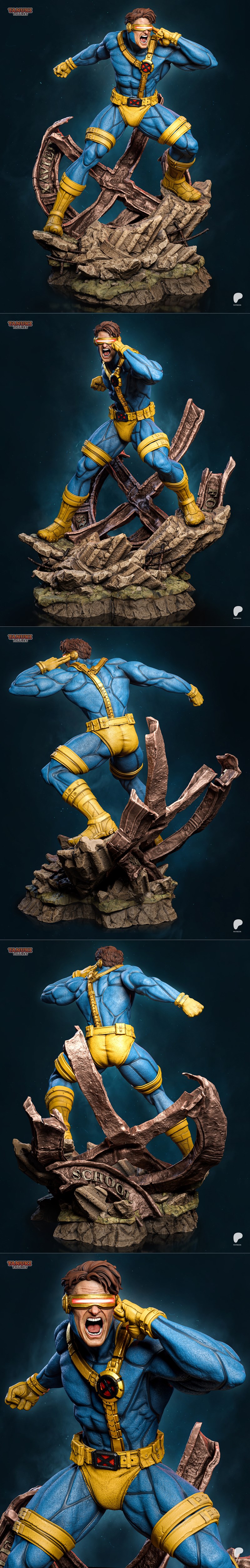 Cyclops全尺寸3D打印模型|Tanuki Figures – Cyclops Fullsize – 3D Print Model STL