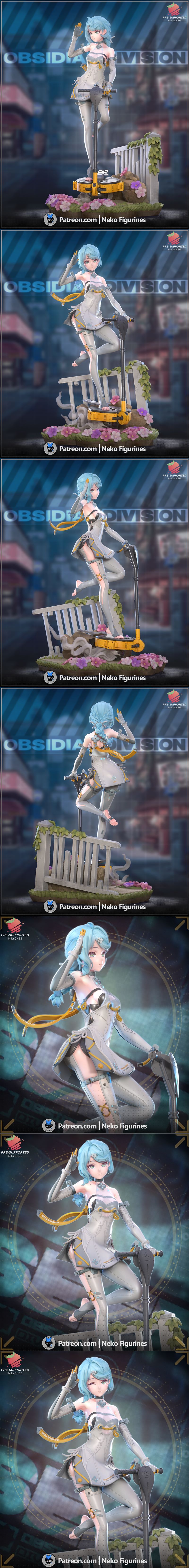 赛博朋克3000：种子 Jr 3D打印模型|Neko Figurines – Zenless Zone Zero – Seed Jr – 3D Print Model STL