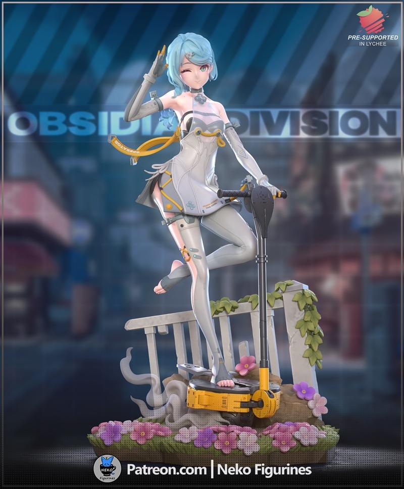 赛博朋克3000：种子 Jr 3D打印模型|Neko Figurines – Zenless Zone Zero – Seed Jr – 3D Print Model STL