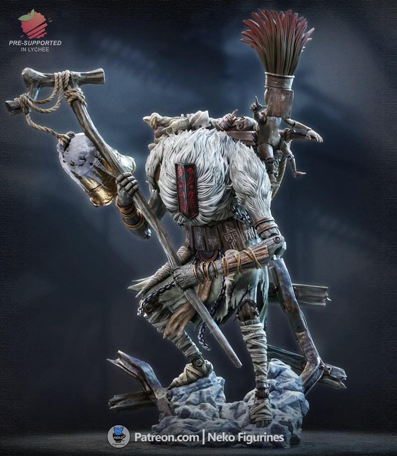 Neko Figurines 33号作品：Monoco 3D打印模型|Neko Figurines – Expedition 33 – Monoco – 3D Print Model STL