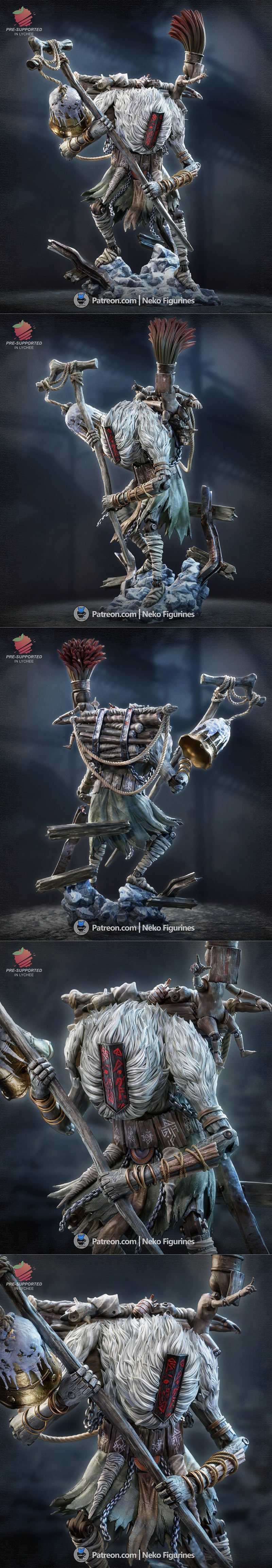 Neko Figurines 33号作品：Monoco 3D打印模型|Neko Figurines – Expedition 33 – Monoco – 3D Print Model STL