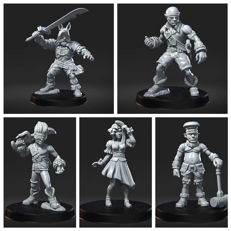 最终幻想9 3D打印模型|RN Estudio – Final Fantasy IX Pack – 3D Print Model STL