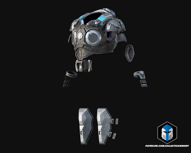 Gears of War – Marcus Fenix COG Armor – 3D Print Model