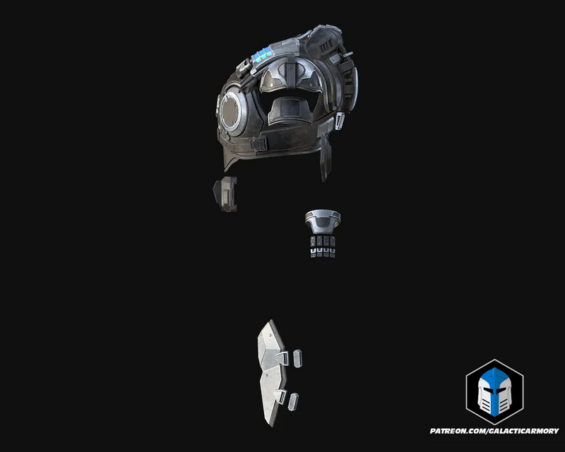 Gears of War – Marcus Fenix COG Armor – 3D Print Model