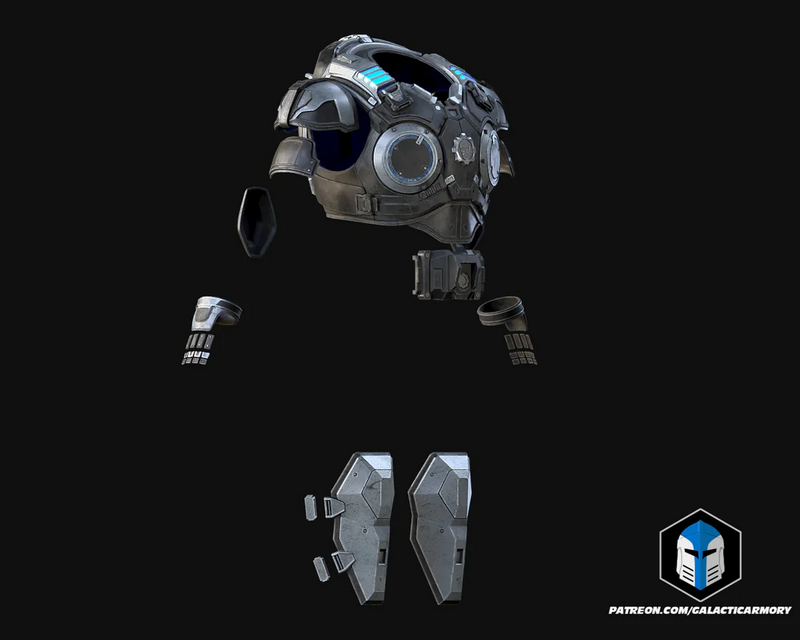 Gears of War – Marcus Fenix COG Armor – 3D Print Model