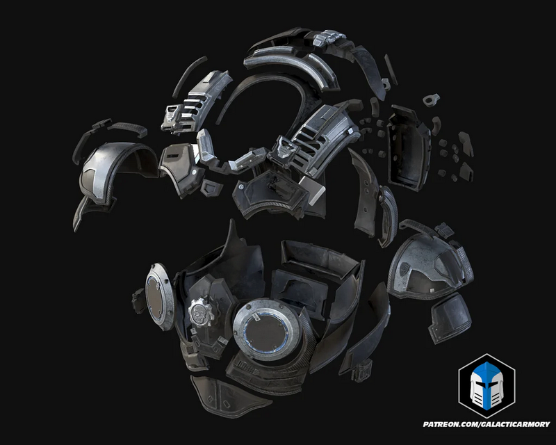 Gears of War – Marcus Fenix COG Armor – 3D Print Model