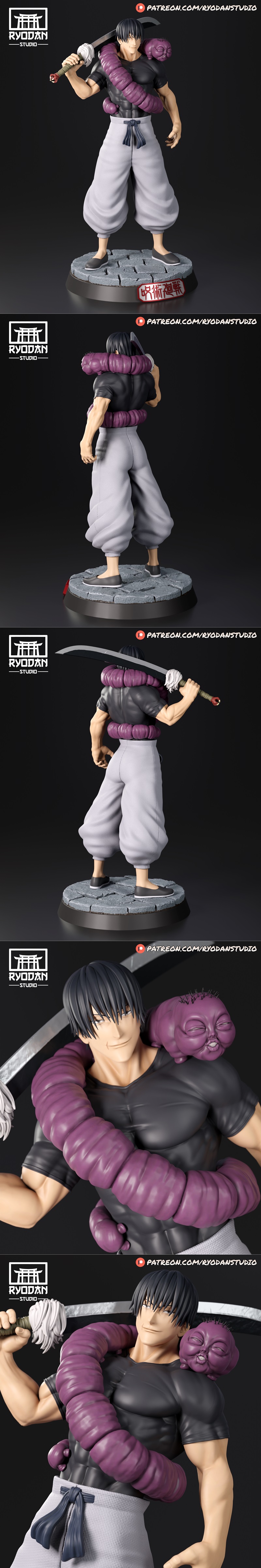 Ryodan Studio 三眼鬼灭之刃 3D打印模型|Ryodan Studio – Toji Fushiguro – 3D Print Model STL