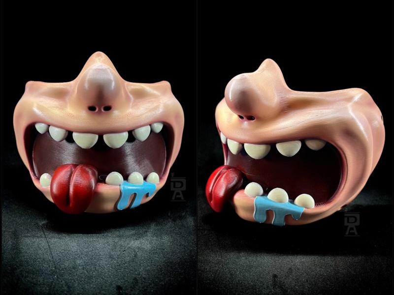 瑞克与莫蒂 3D打印模型|Rick and Morty mask – 3D Print Model STL