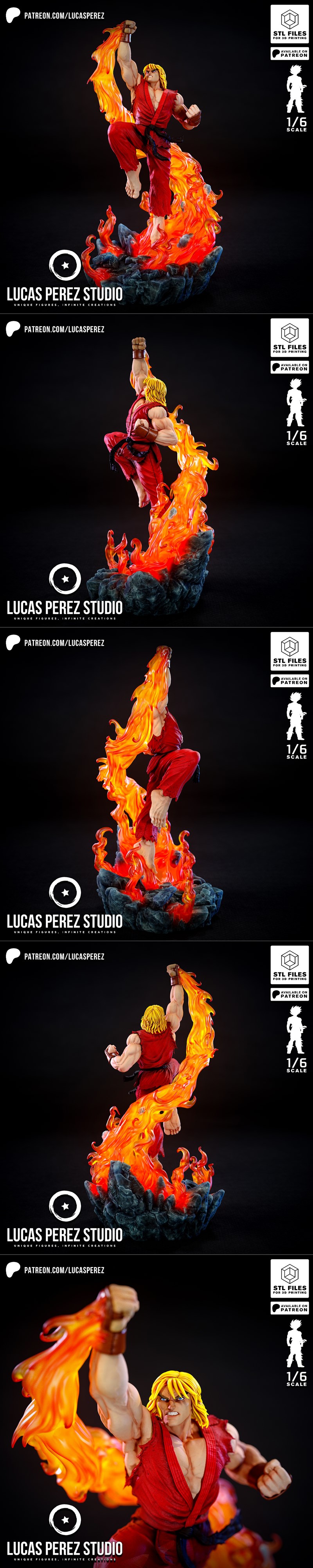 卢卡斯·佩雷斯 3D打印模型 STL|Lucas Perez – Ken – 3D Print Model STL