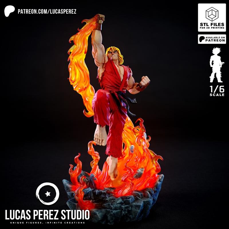 卢卡斯·佩雷斯 3D打印模型 STL|Lucas Perez – Ken – 3D Print Model STL
