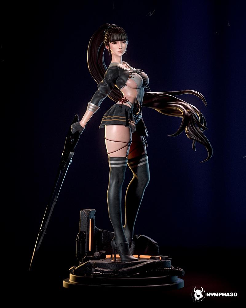Nympha - 女神 - 3D打印模型|Nympha – Eve – 3D Print Model STL
