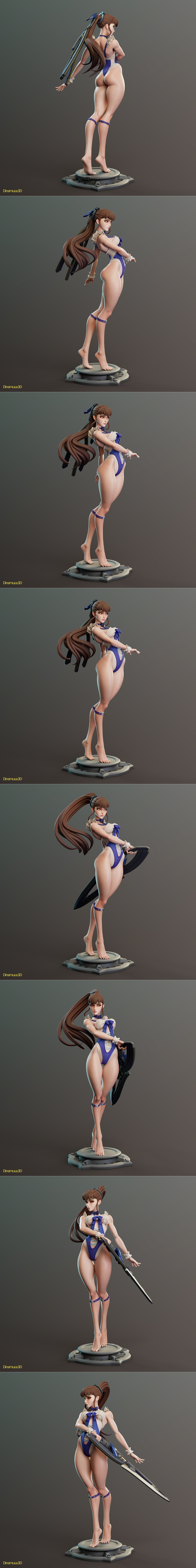 Dinamuuu3D出品《Eve》3D打印模型|Dinamuuu3D – Eve – 3D Print Model STL