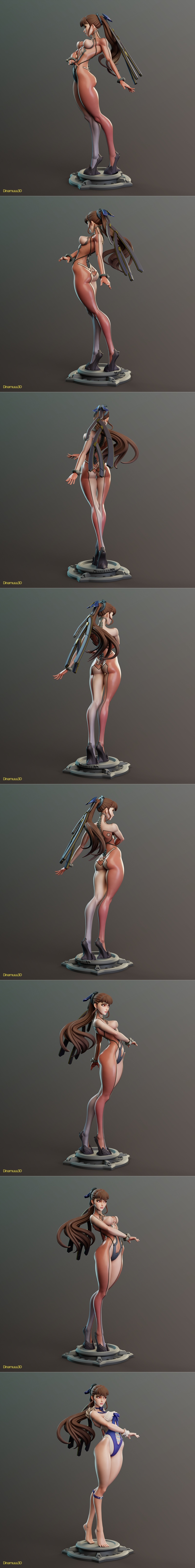 Dinamuuu3D出品《Eve》3D打印模型|Dinamuuu3D – Eve – 3D Print Model STL