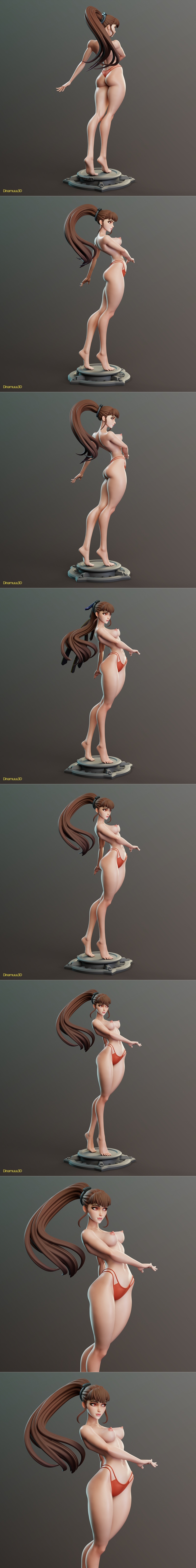 Dinamuuu3D出品《Eve》3D打印模型|Dinamuuu3D – Eve – 3D Print Model STL