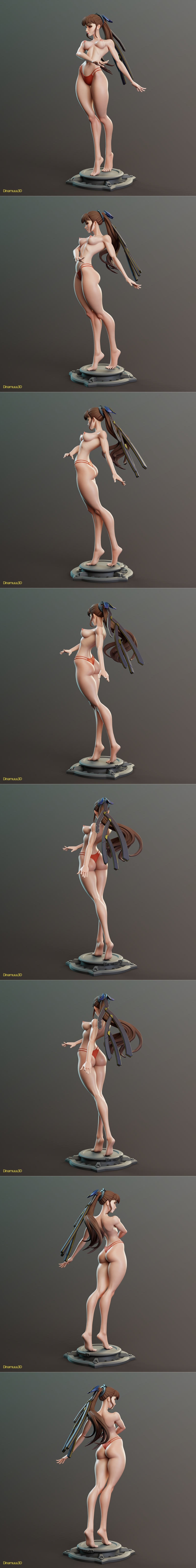 Dinamuuu3D出品《Eve》3D打印模型|Dinamuuu3D – Eve – 3D Print Model STL