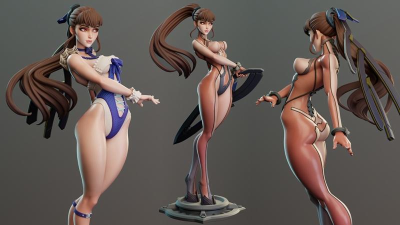 Dinamuuu3D出品《Eve》3D打印模型|Dinamuuu3D – Eve – 3D Print Model STL