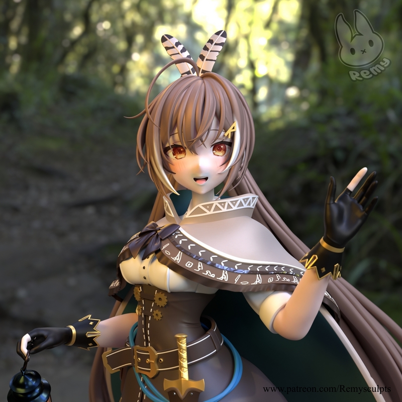 纳米希缪梅——Hololive——3D打印模型|Nanashi Mumei – Hololive – 3D Print Model