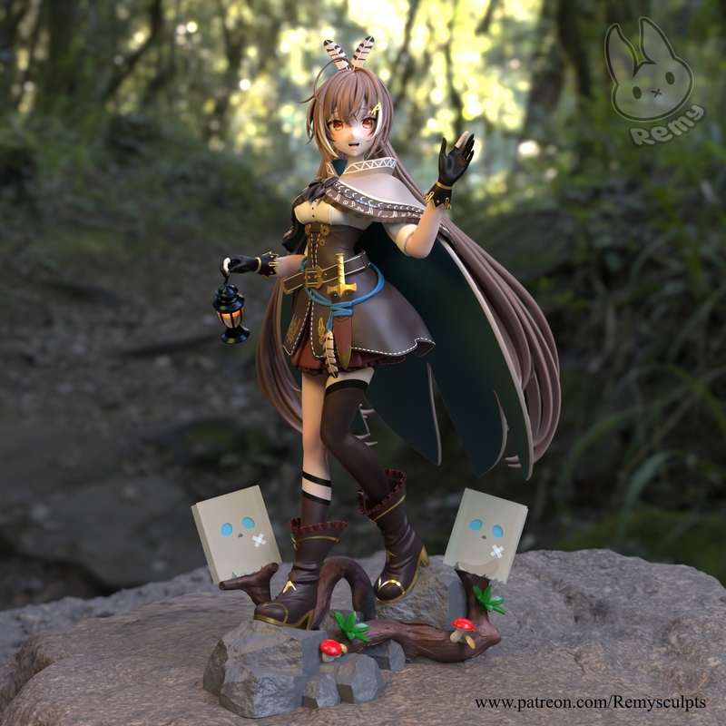 纳米希缪梅——Hololive——3D打印模型|Nanashi Mumei – Hololive – 3D Print Model