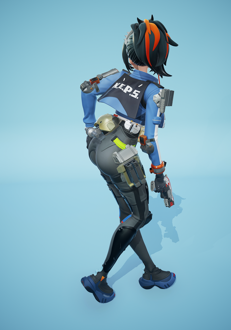 Rubim-Zhu Yuan-《Zenless Zone Zero》3D打印模型|Rubim – Zhu Yuan – Zenless Zone Zero – 3D Print Model