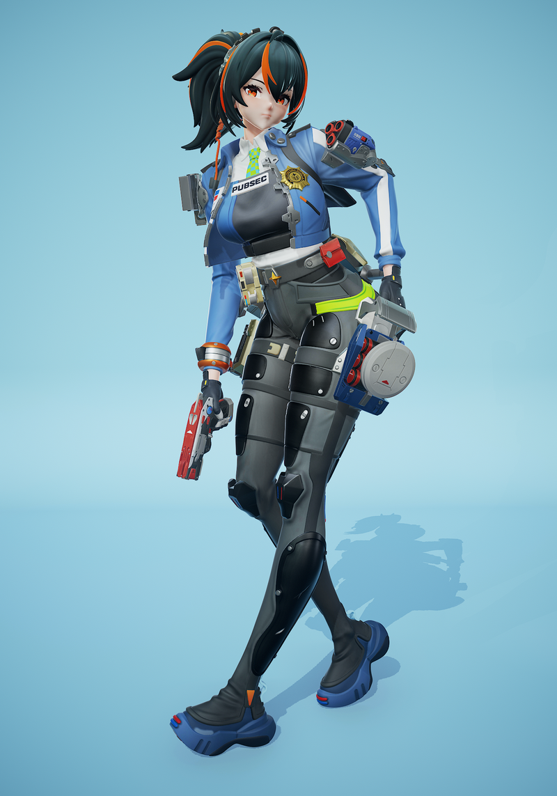 Rubim-Zhu Yuan-《Zenless Zone Zero》3D打印模型|Rubim – Zhu Yuan – Zenless Zone Zero – 3D Print Model