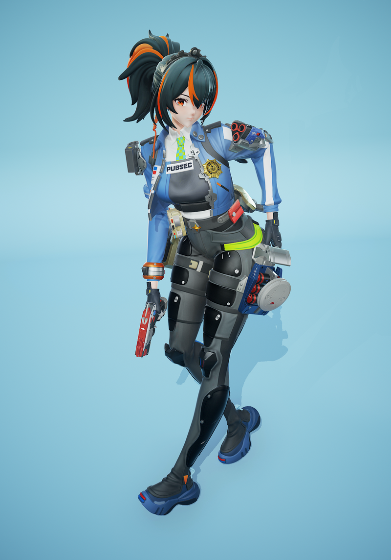 Rubim-Zhu Yuan-《Zenless Zone Zero》3D打印模型|Rubim – Zhu Yuan – Zenless Zone Zero – 3D Print Model