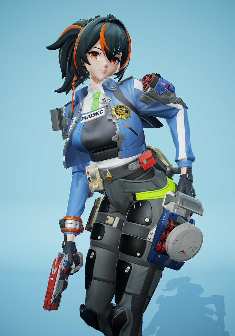 Rubim-Zhu Yuan-《Zenless Zone Zero》3D打印模型|Rubim – Zhu Yuan – Zenless Zone Zero – 3D Print Model