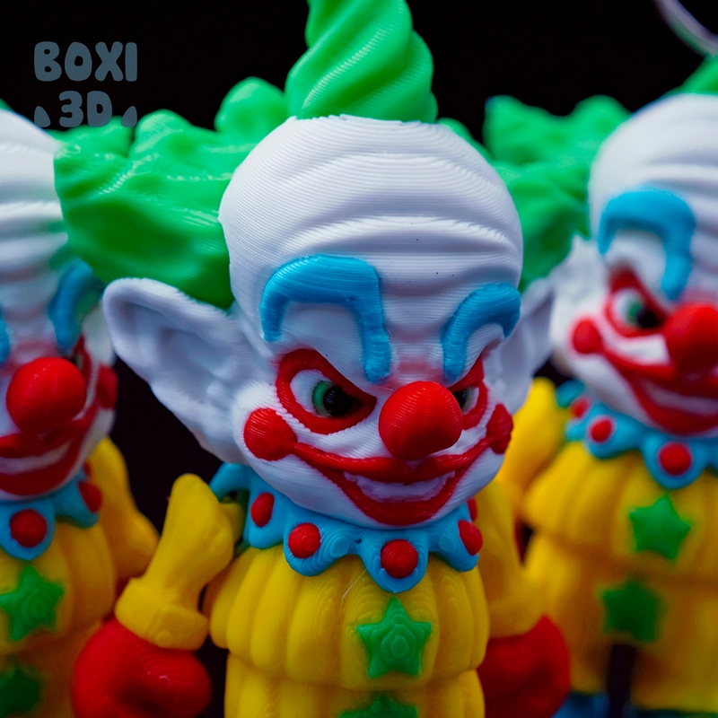 Boxi3D - 短发小丑 - 3D打印模型|Boxi3D – Shorty (Killer Klown) – 3D Print Model