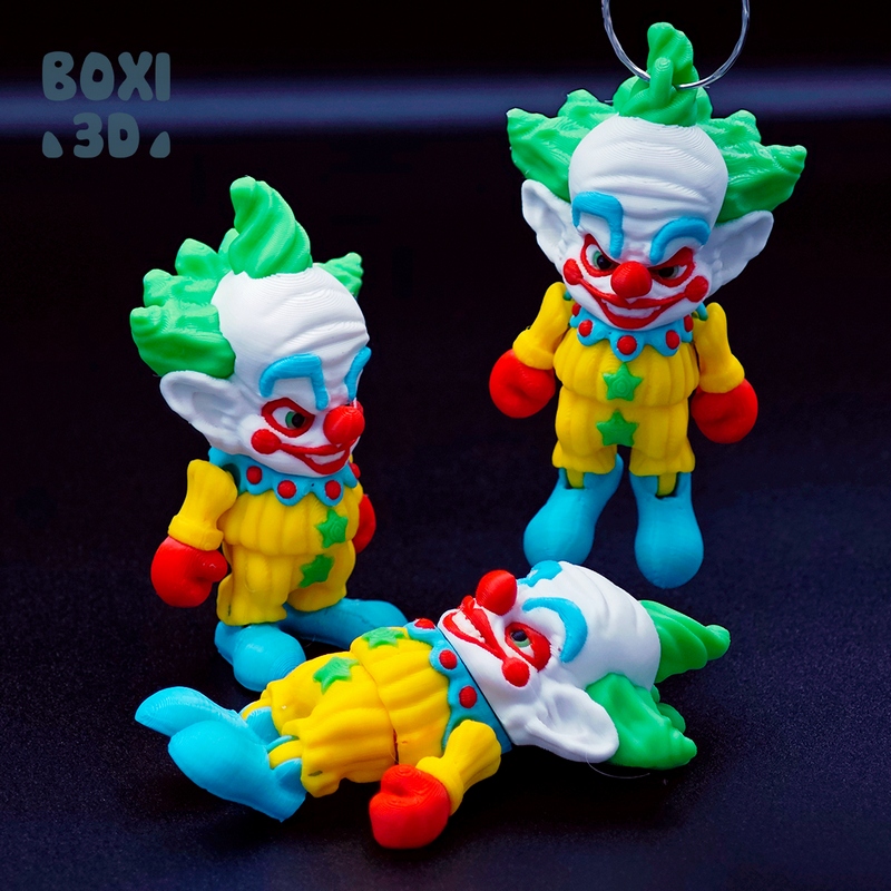 Boxi3D - 短发小丑 - 3D打印模型|Boxi3D – Shorty (Killer Klown) – 3D Print Model